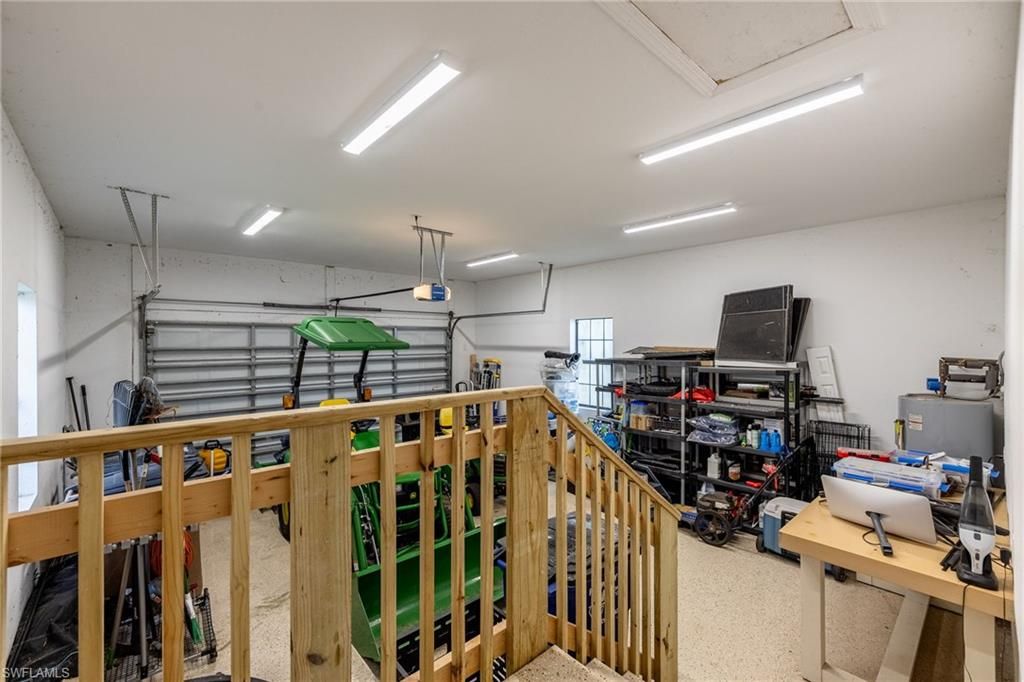 Garage, Interior, Recessed Lighting