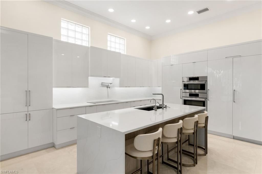 Interior, Kitchen, Recessed Lighting, Stainless Steel Appliances