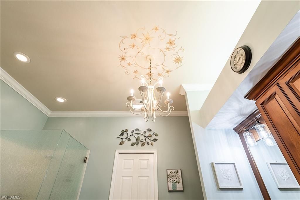 Chandelier, Interior, Recessed Lighting