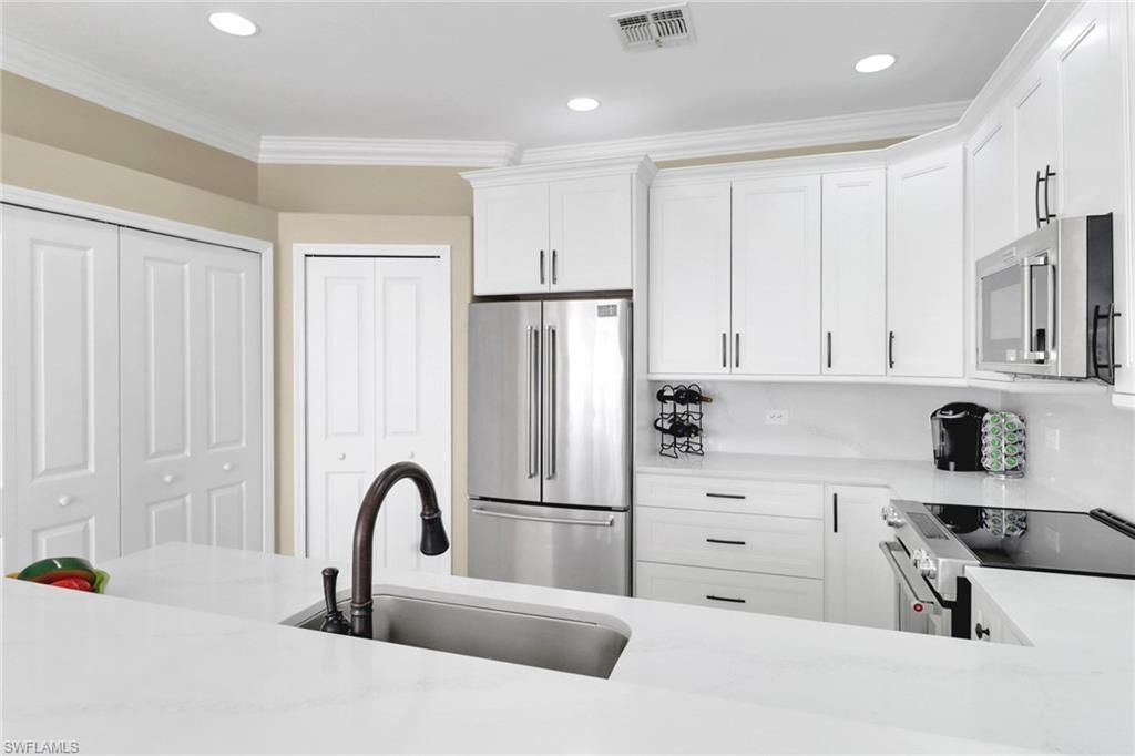 Interior, Kitchen, Recessed Lighting, Stainless Steel Appliances