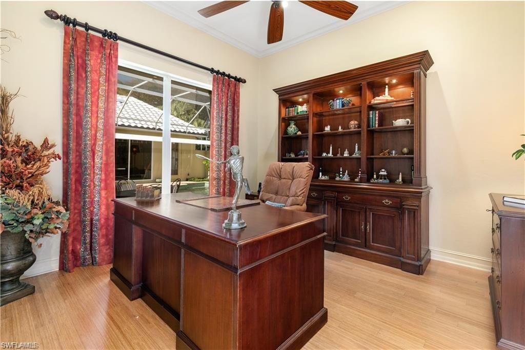 Home Office, Interior, Wood Texture Flooring