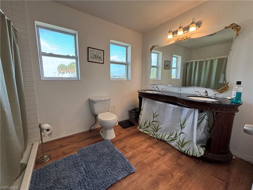 Bathroom, Interior, Wood Texture Flooring