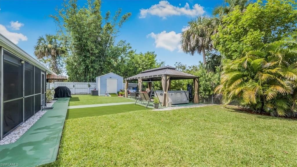 Backyard, Exterior, Hot Tub