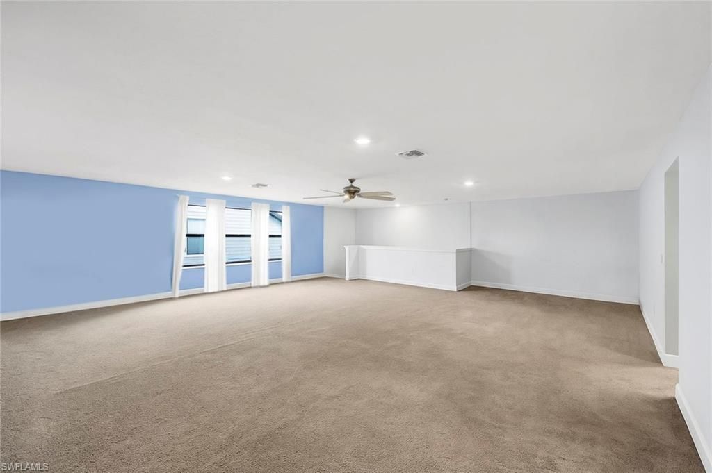 Empty room, Interior, Recessed Lighting