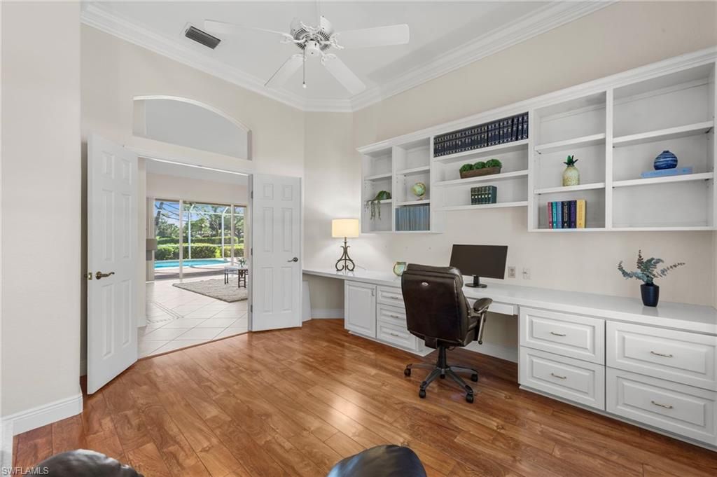 Home Office, Interior, Wood Texture Flooring