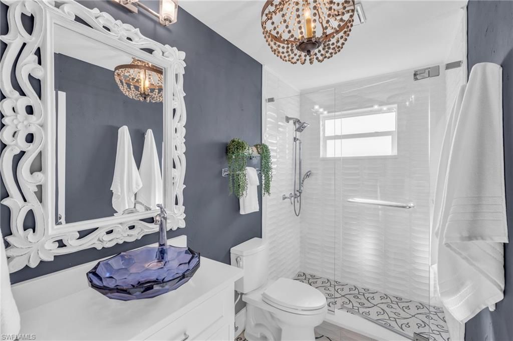 Bathroom, Glass Shower, Interior