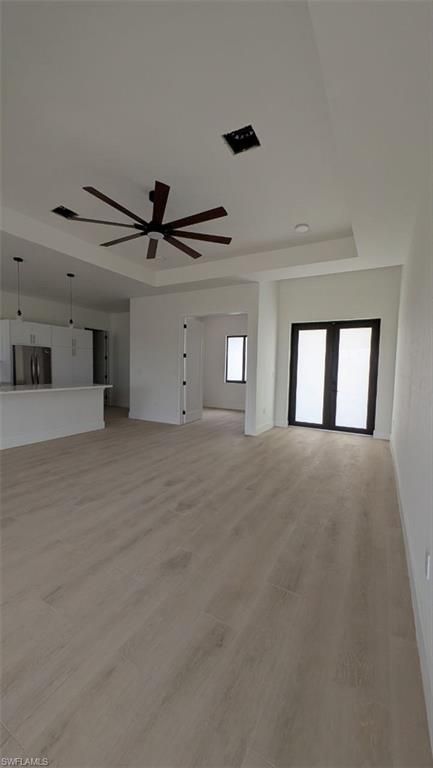 Empty room, Interior, Wood Texture Flooring