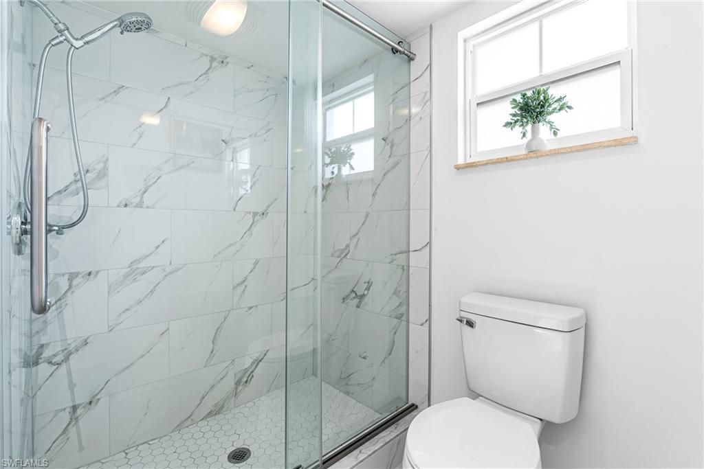 Bathroom, Glass Shower, Interior, Marble Walls