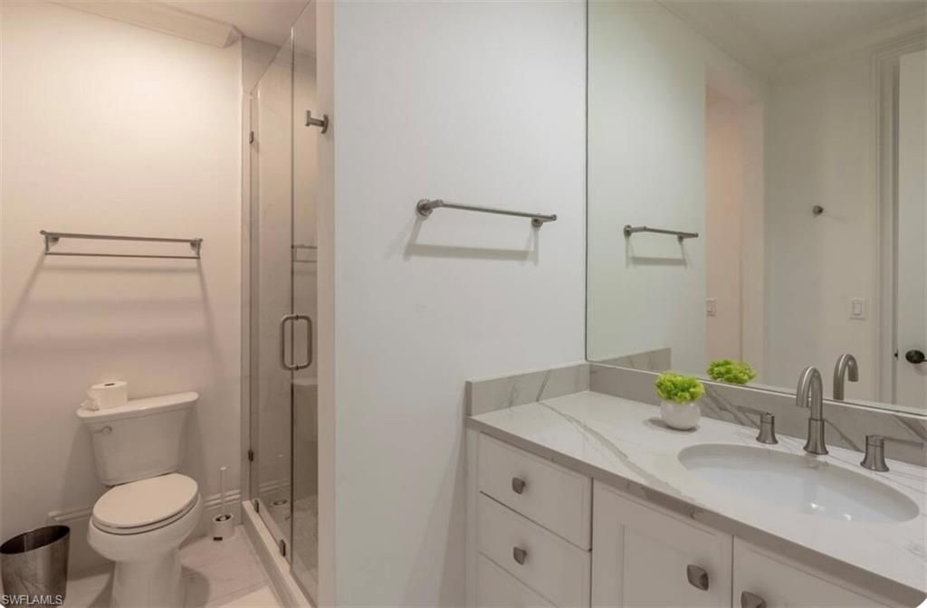 Bathroom, Glass Shower, Interior, Marble