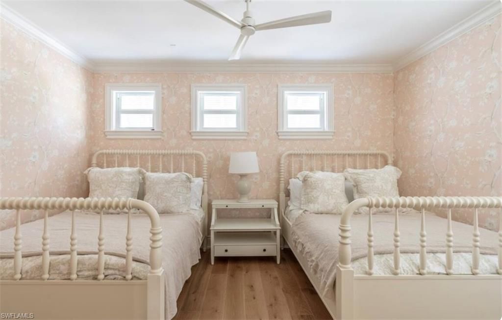 Bedroom, Interior, Wood Texture Flooring