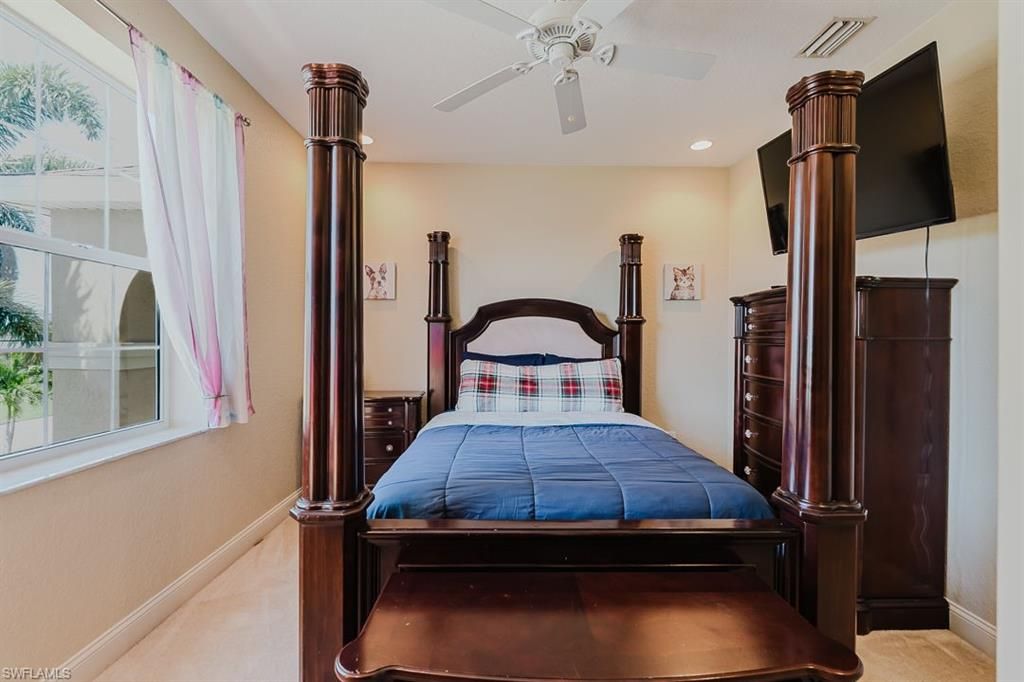 Bedroom, Interior, Recessed Lighting