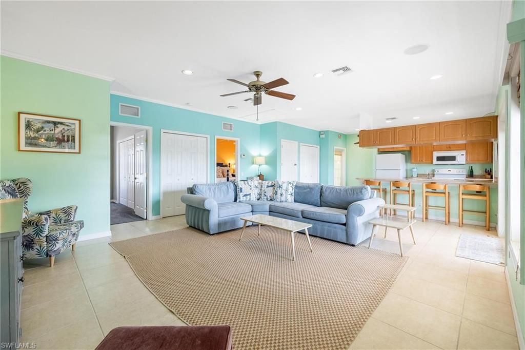 Interior, Kitchen, Living room, Recessed Lighting