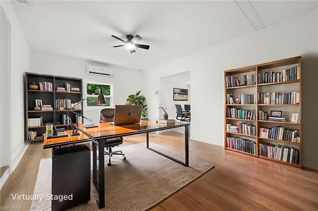 Home Office, Interior, Wood Texture Flooring
