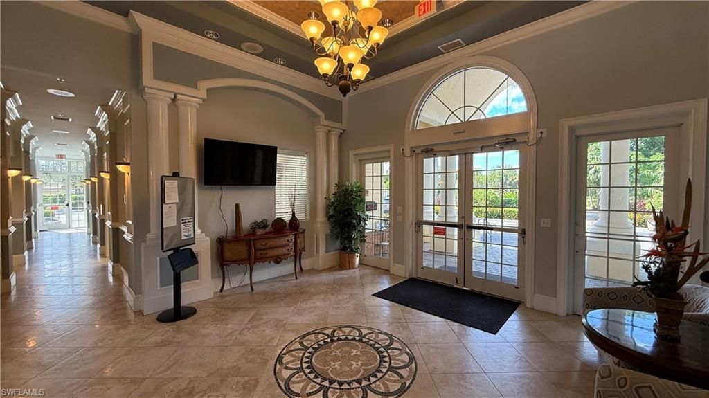 Chandelier, Interior, Recessed Lighting
