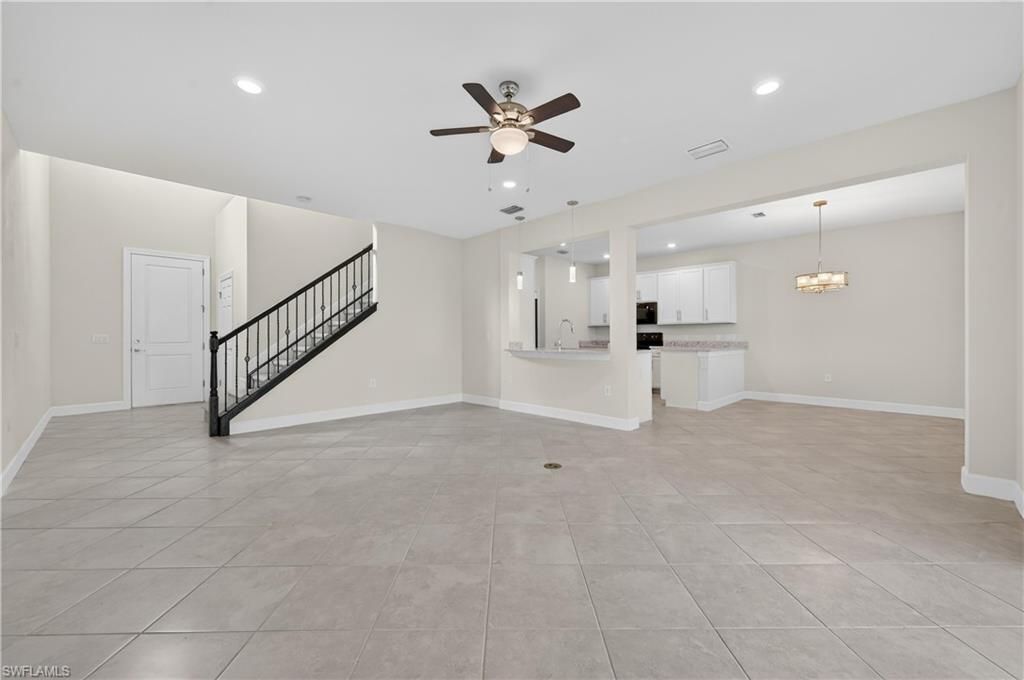 Chandelier, Empty room, Interior, Kitchen, Pendant Lights, Recessed Lighting
