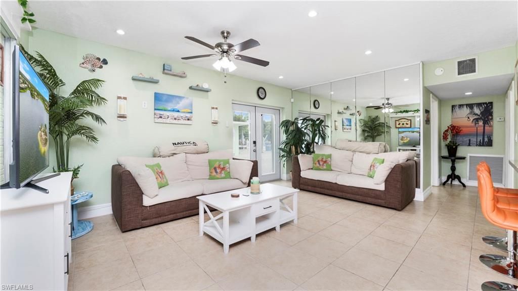 Interior, Living room, Recessed Lighting
