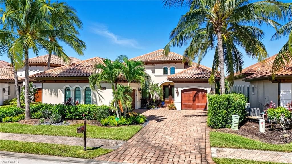 Attached, Backyard, Exterior, Facade, Mediterranean