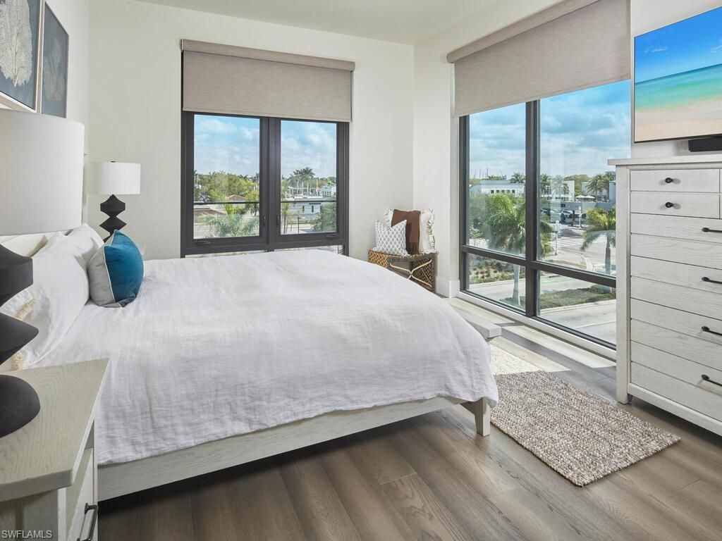 Bedroom, Interior, Water, Wood Texture Flooring