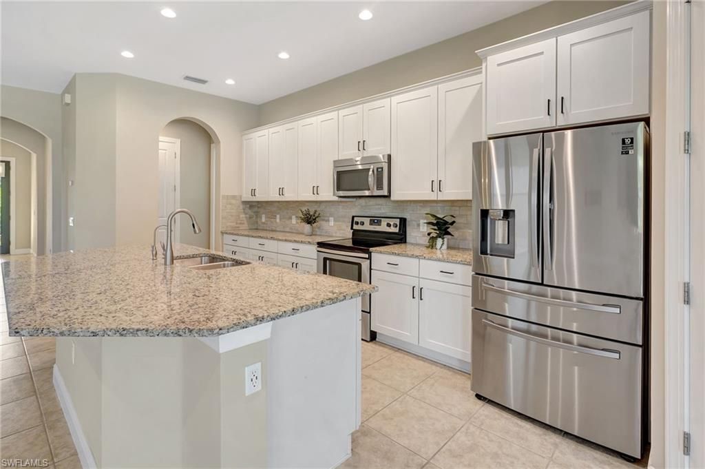 Interior, Kitchen, Recessed Lighting, Stainless Steel Appliances