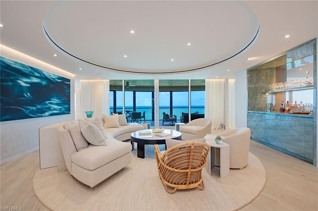 Interior, Living room, Recessed Lighting, Water, Wood Texture Flooring