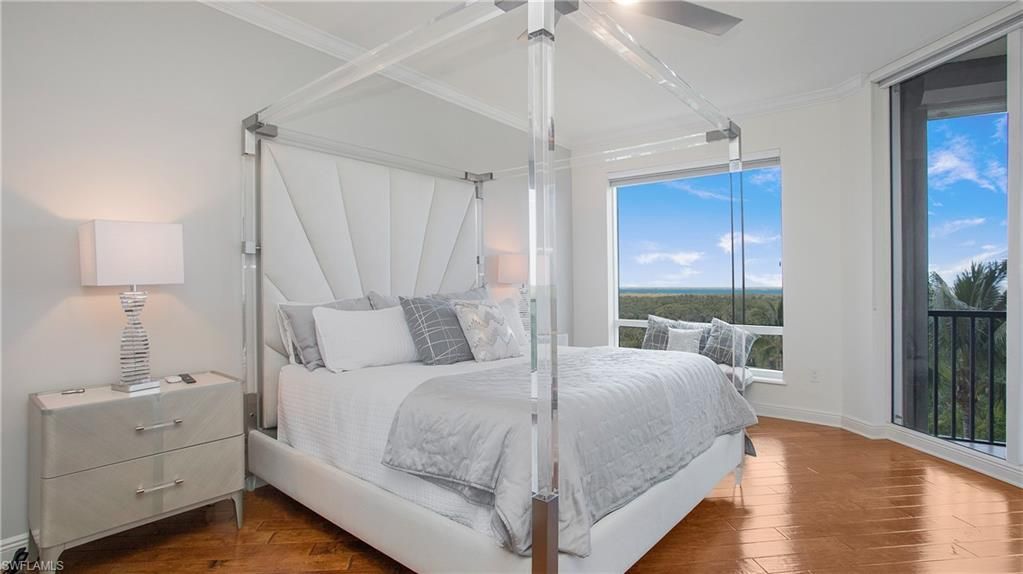 Bedroom, Interior, Water, Wood Texture Flooring