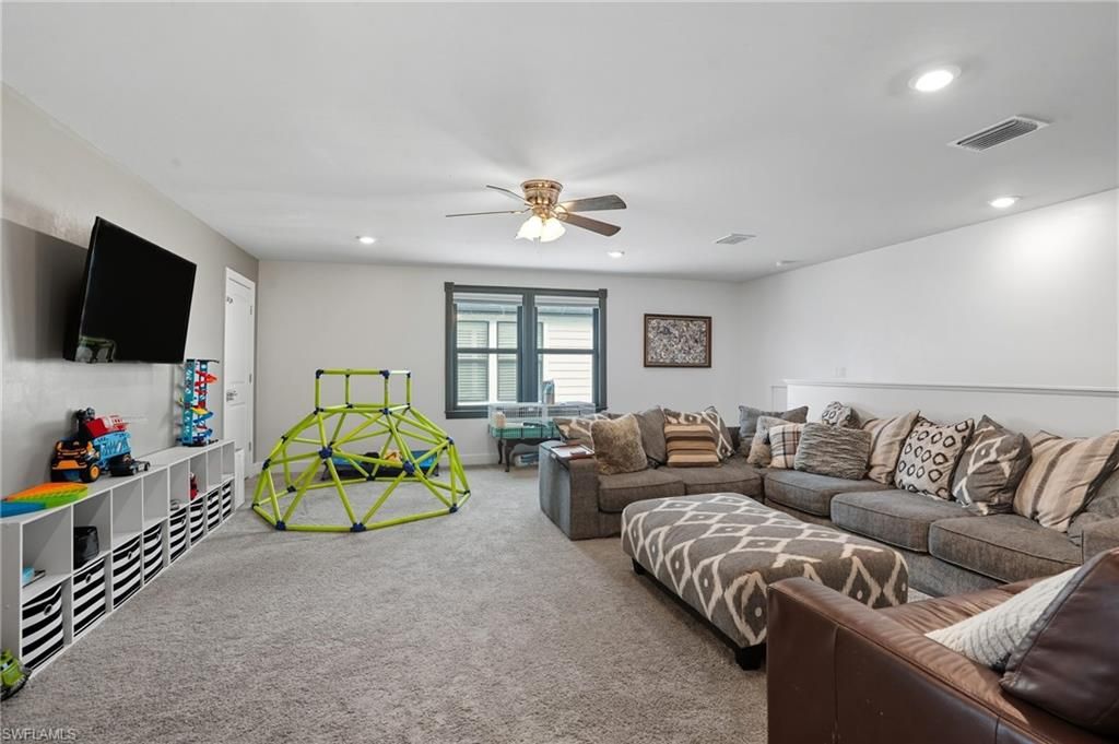 Interior, Living room, Recessed Lighting