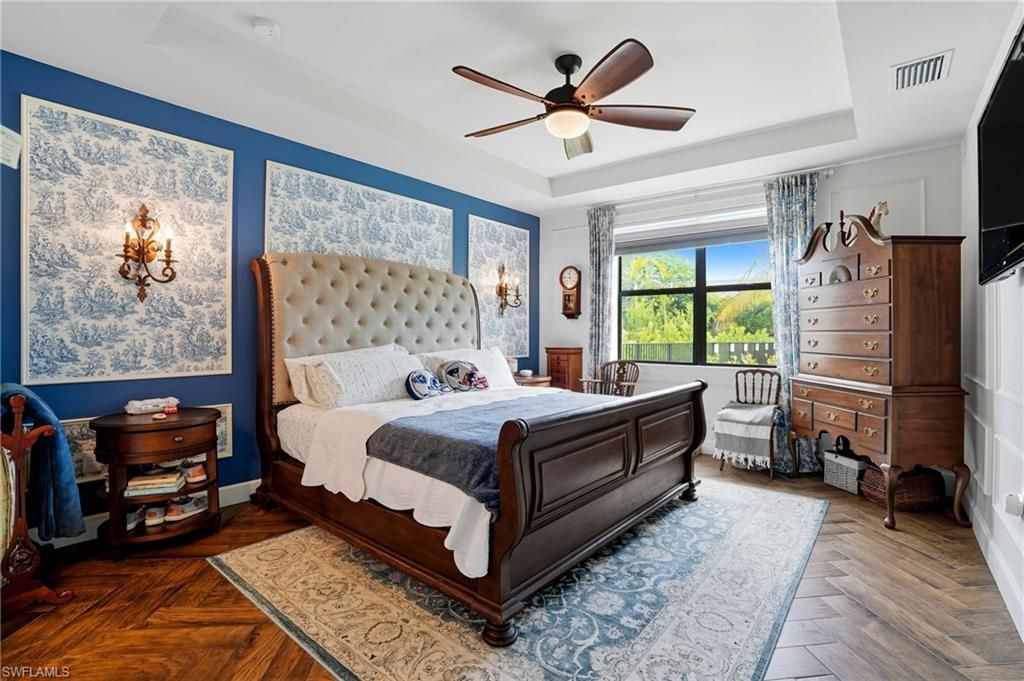 Bedroom, Interior, Wood Texture Flooring
