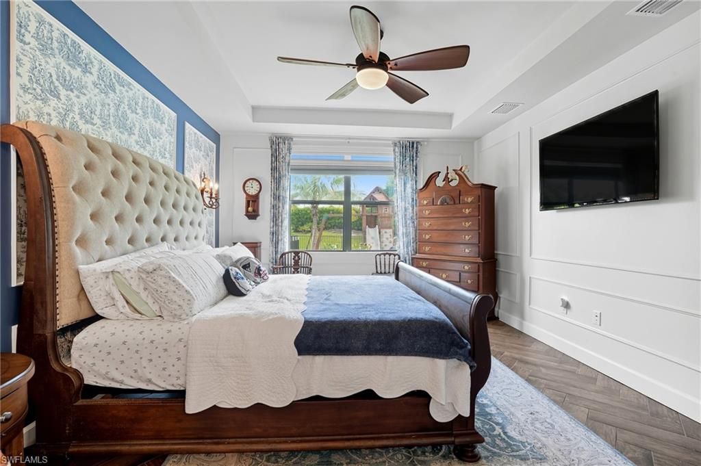 Bedroom, Interior, Wood Texture Flooring
