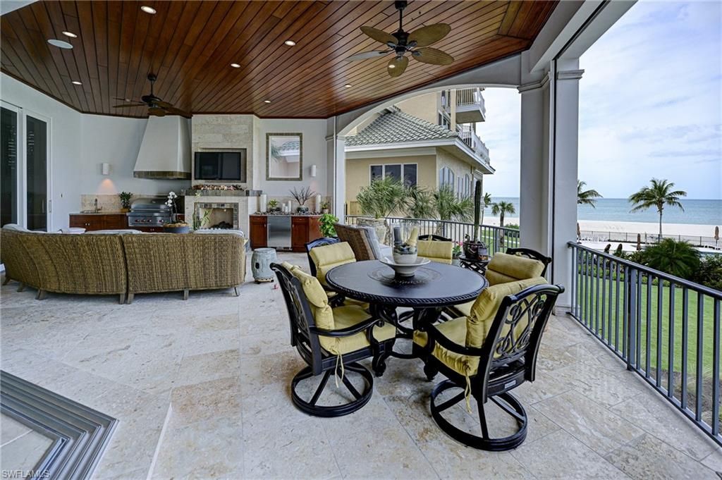 Exterior, Fireplace, Living room, Recessed Lighting, Water