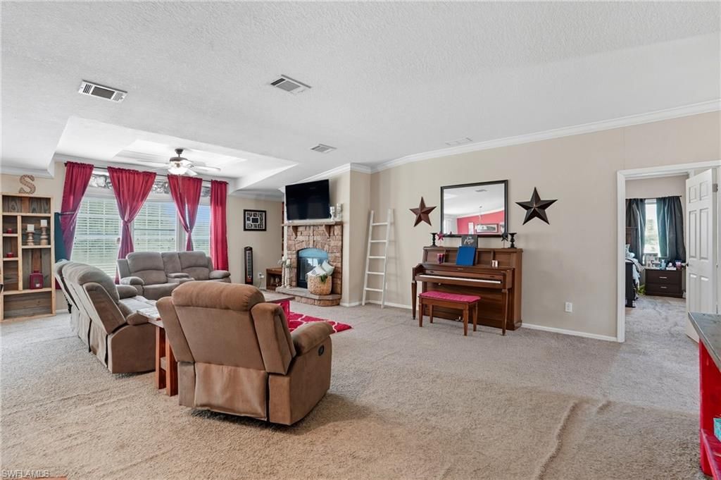 Fireplace, Interior, Living room, Piano