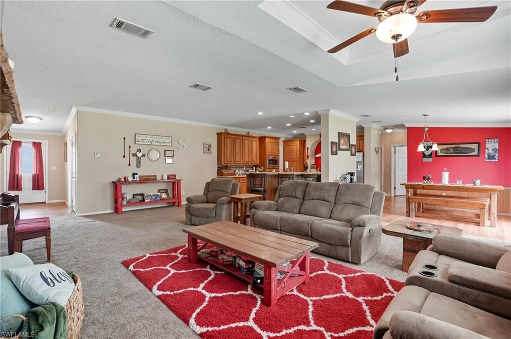 Interior, Kitchen, Living room, Pendant Lights, Recessed Lighting