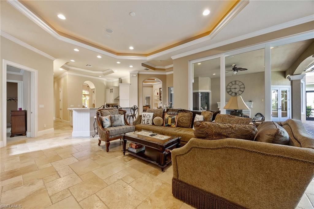 Interior, Living room, Recessed Lighting