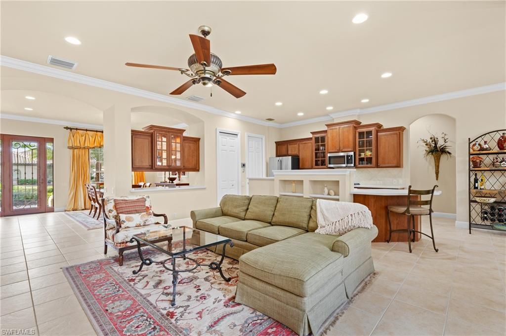 Interior, Kitchen, Living room, Recessed Lighting