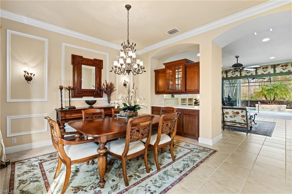 Chandelier, Dining room, Interior, Recessed Lighting