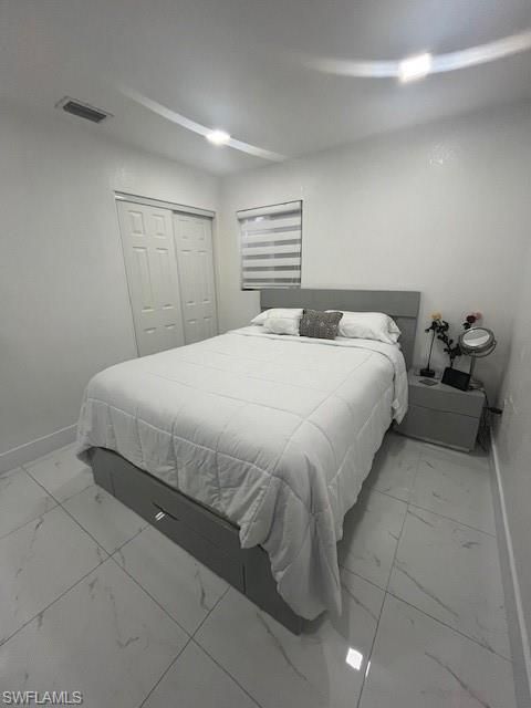 Bedroom, Interior, Marble, Recessed Lighting