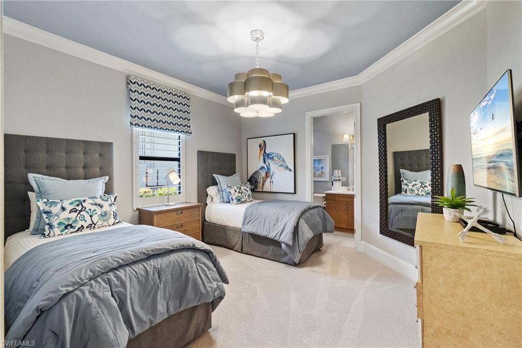 Bedroom, Interior, Pendant Lights