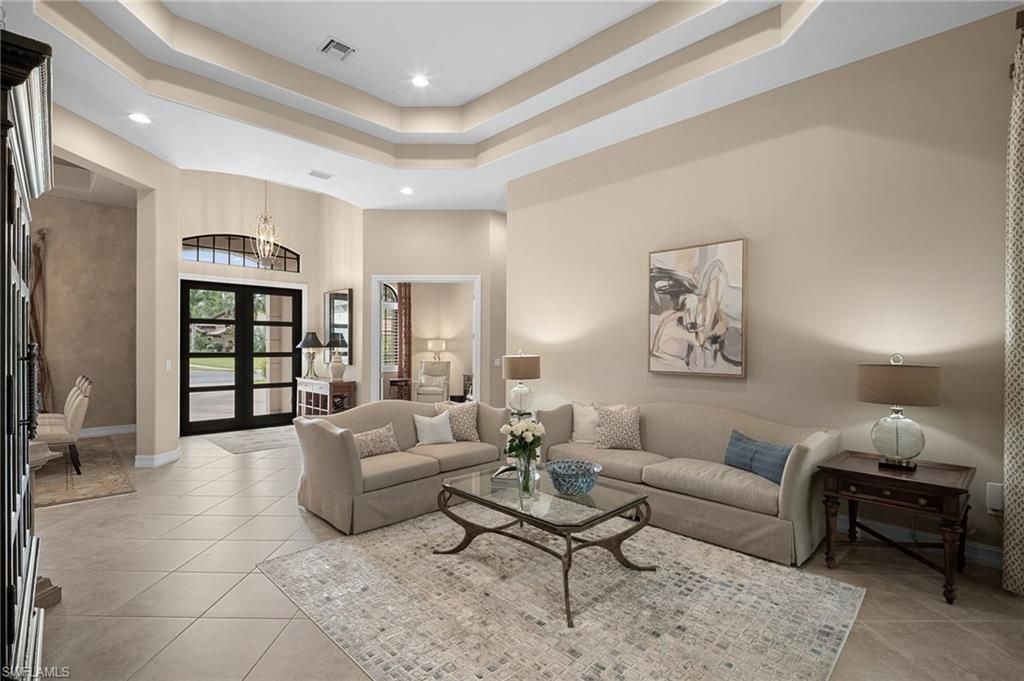 Interior, Living room, Recessed Lighting