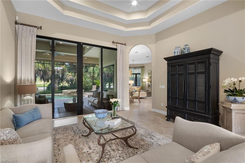 Interior, Living room, Recessed Lighting