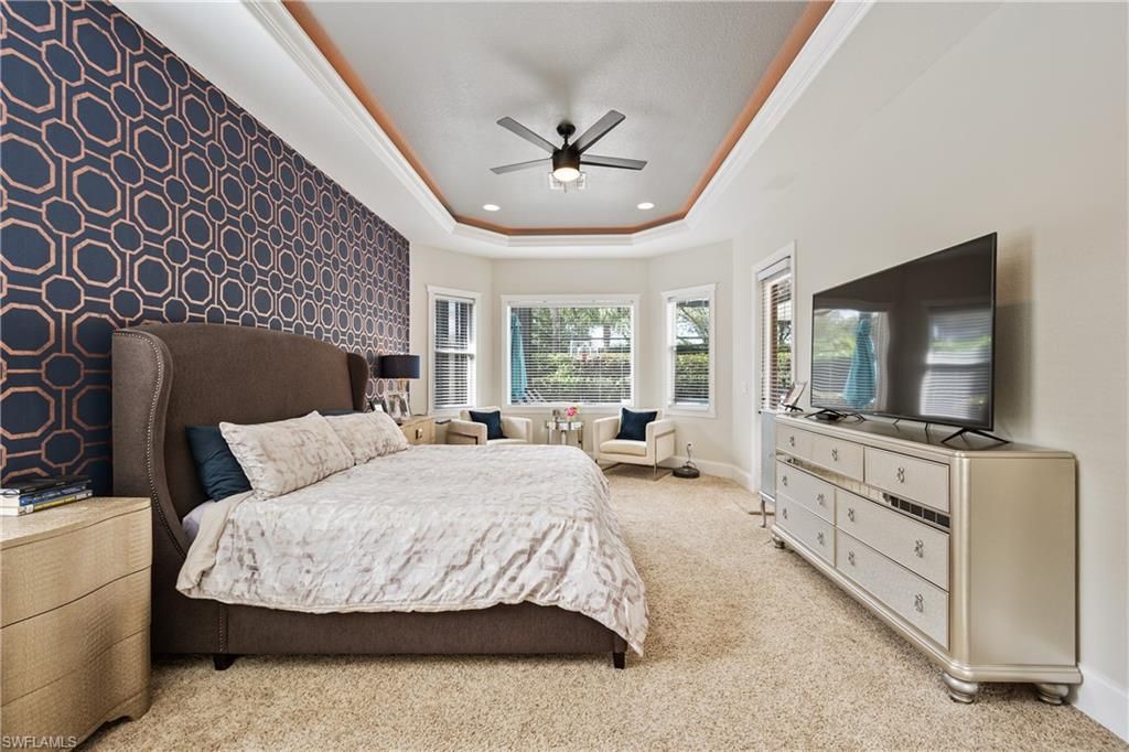 Bedroom, Interior, Recessed Lighting