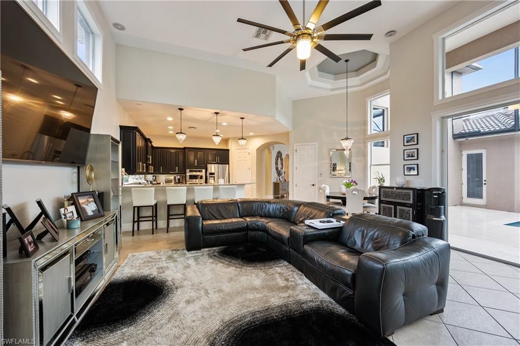 Interior, Kitchen, Living room, Pendant Lights, Recessed Lighting