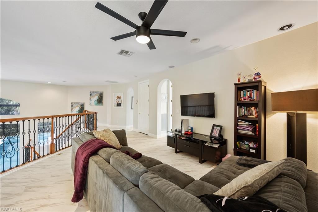 Interior, Living room, Marble, Recessed Lighting