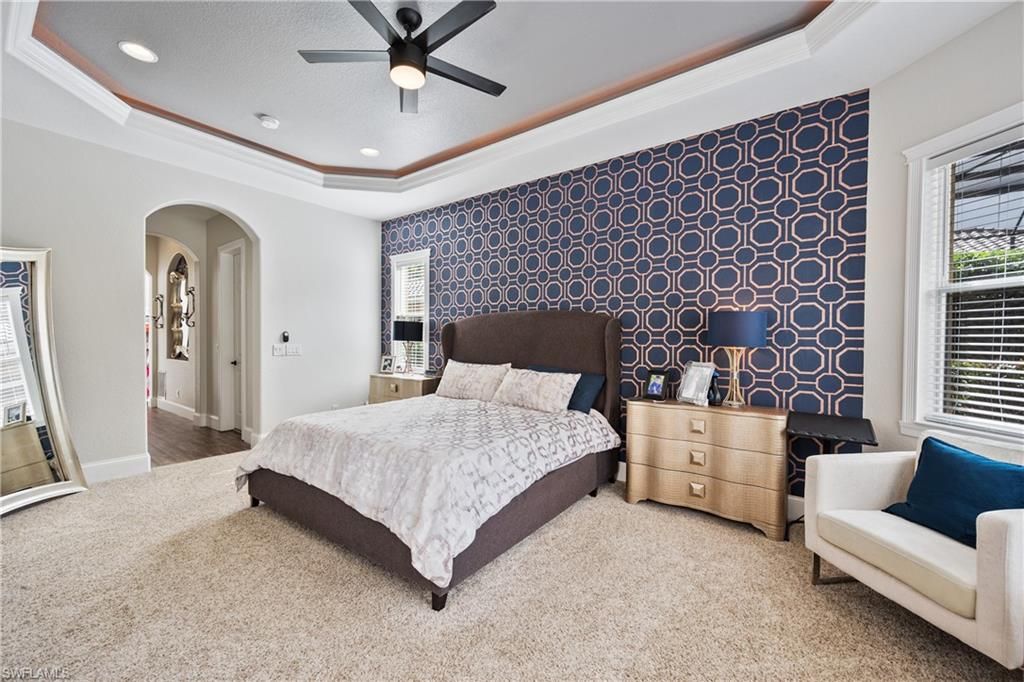 Bedroom, Interior, Recessed Lighting