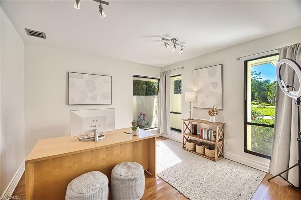 Home Office, Interior, Wood Texture Flooring