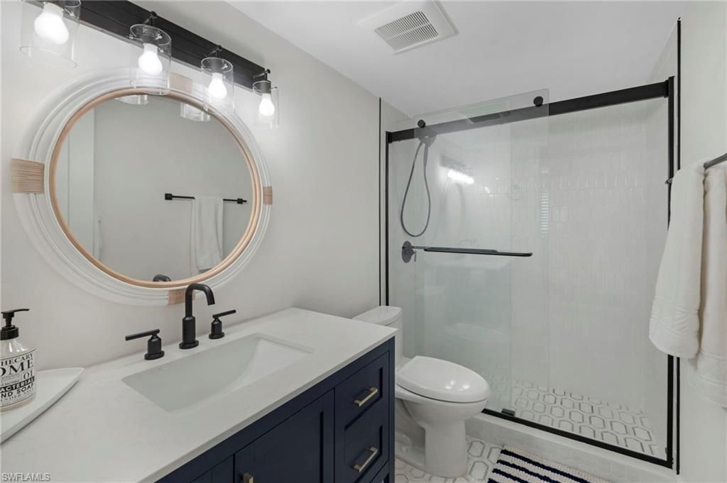 Bathroom, Glass Shower, Interior