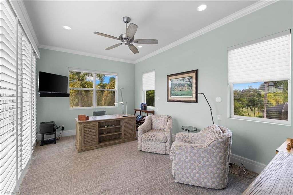 Home Office, Interior, Recessed Lighting