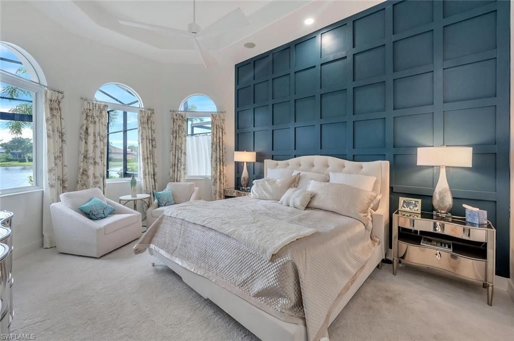 Bedroom, Interior, Recessed Lighting