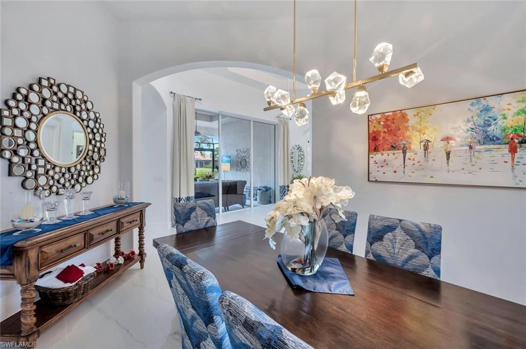 Dining room, Interior, Pendant Lights