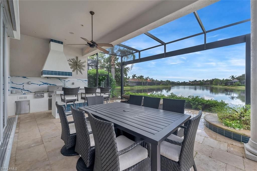 Dining room, Glass Ceilings, Interior, Sun Room, Water