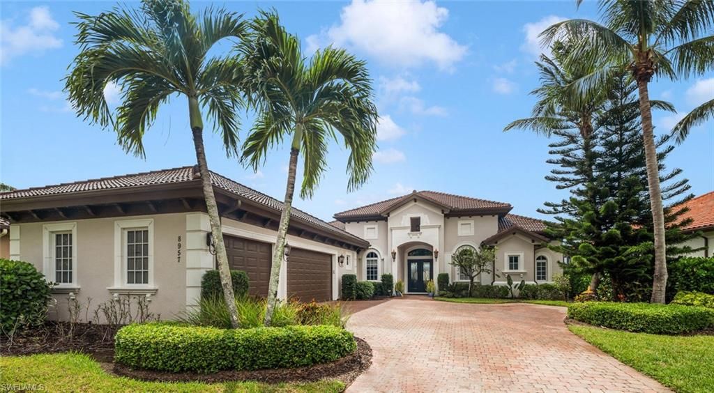 Attached, Backyard, Exterior, Facade, Mediterranean