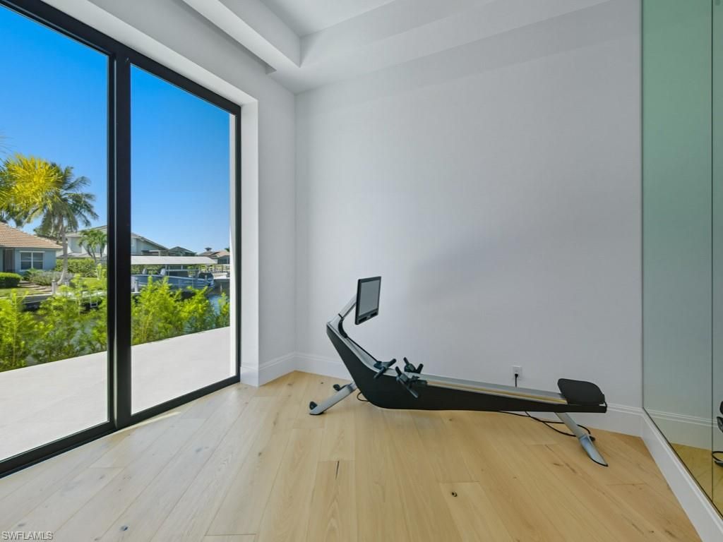 Fitness Equipment, Interior, Wood Texture Flooring